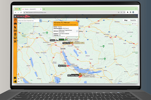 Fuhrparkmanagement & Fahrzeugortung mit GPS Tracker