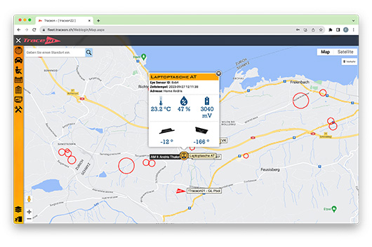 Fuhrparkmanagement & Fahrzeugortung mit GPS Tracker